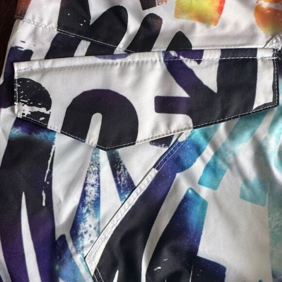 Volcom Multicolored Snowboard Pants Size XL - Picture 7 of 8